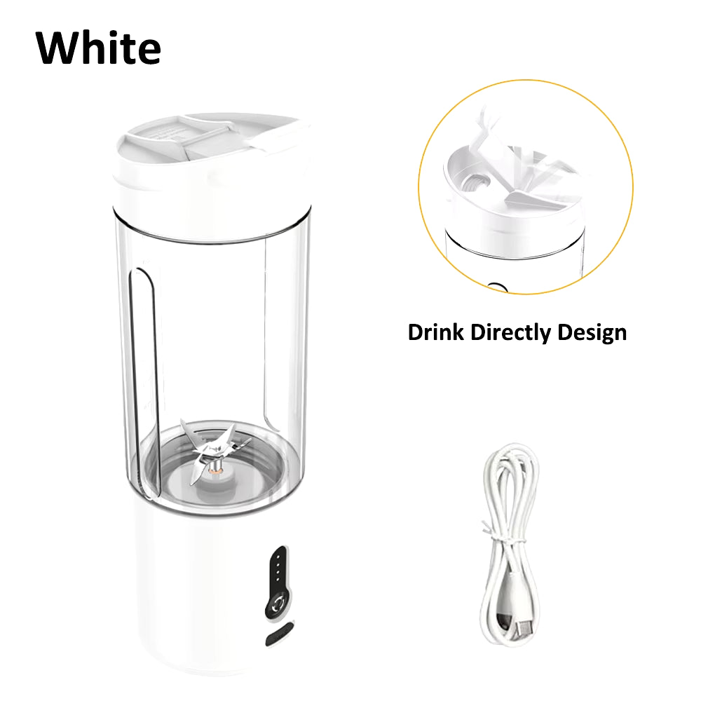 Portable Blender Smoothies Mini Portable Juicer Blender USB Rechargeable Portable Blender for Smoothies Fresh Fruit Juice Mixer