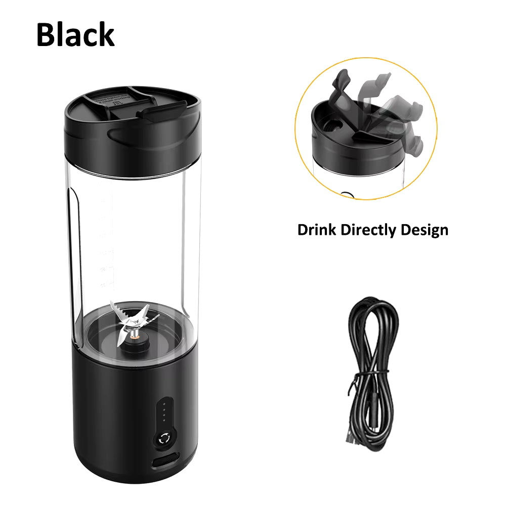 Portable Blender Smoothies Mini Portable Juicer Blender USB Rechargeable Portable Blender for Smoothies Fresh Fruit Juice Mixer